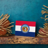 Entwurf der Staatsflagge in Missouri Fotoplatte (Seite)