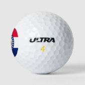 Entwurf der Staatsflagge in Missouri Golfball (Logo)