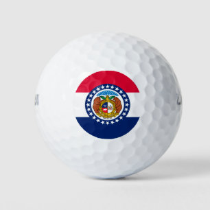 Entwurf der Staatsflagge in Missouri Golfball