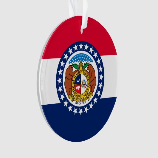Entwurf der Staatsflagge in Missouri Ornament (Vorderseite)