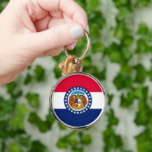 Entwurf der Staatsflagge in Missouri Schlüsselanhänger (Hand)
