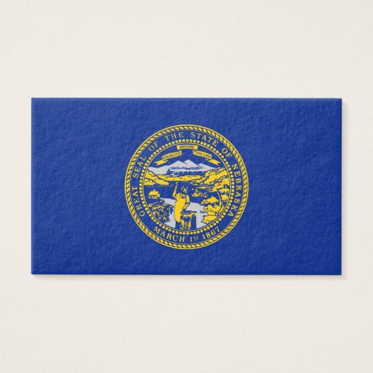 Entwurf der Staatsflagge in Nebraska (Vorderseite)
