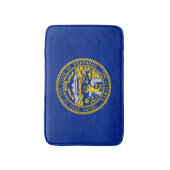 Entwurf der Staatsflagge in Nebraska Badematte (Vorderseite Vertikal)