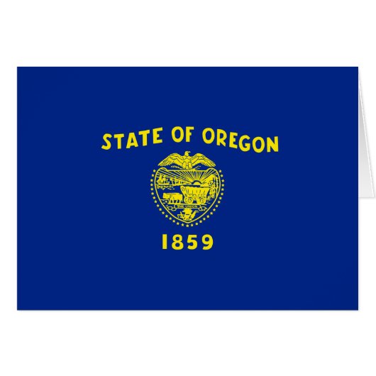 Entwurf der Staatsflagge in Oregon (Vorderseite (Horizontal))