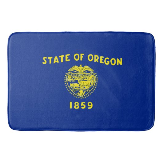 Entwurf der Staatsflagge in Oregon Badematte (Vorderseite)