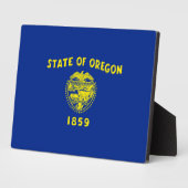 Entwurf der Staatsflagge in Oregon Fotoplatte (Seite)