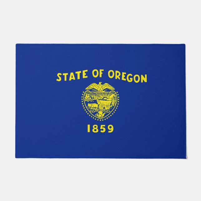 Entwurf der Staatsflagge in Oregon Fußmatte (Vorderseite)