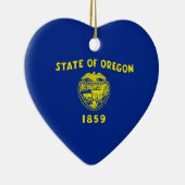 Entwurf der Staatsflagge in Oregon Keramikornament (Rechts)