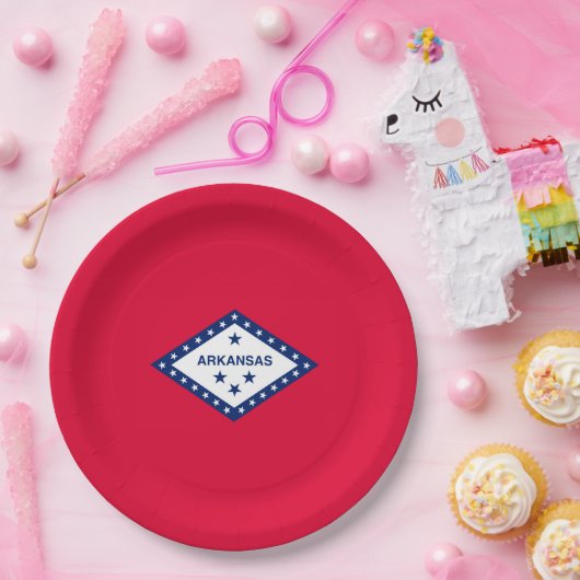 Entwurf der Staatsflagge Pappteller (Party)