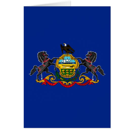 Entwurf der Staatsflagge Pennsylvania (Vorne)