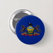 Entwurf der Staatsflagge Pennsylvania Button (Vorne & Hinten)
