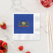 Entwurf der Staatsflagge Pennsylvania Serviette (Beispiel)