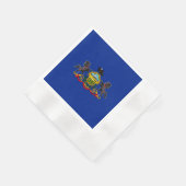 Entwurf der Staatsflagge Pennsylvania Serviette (Ecke)