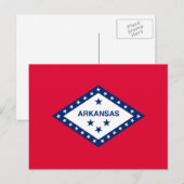 Entwurf der Staatsflagge Postkarte (Vorne/Hinten)