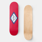 Entwurf der Staatsflagge Skateboard (Vorderseite)