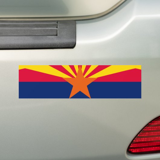 Entwurf der Staatsflagge von Arizona Autoaufkleber (Auf Auto)