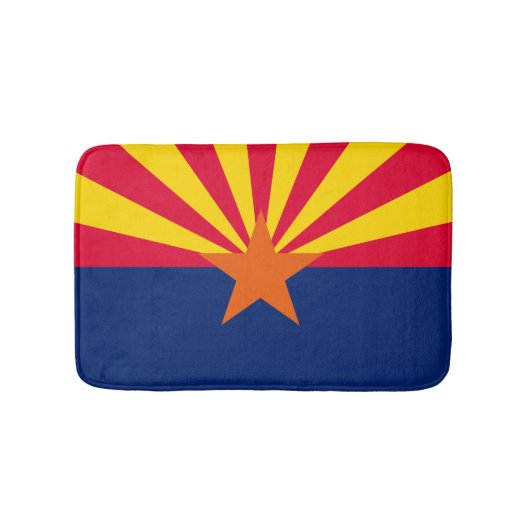 Entwurf der Staatsflagge von Arizona Badematte (Vorderseite)