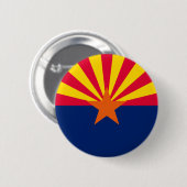 Entwurf der Staatsflagge von Arizona Button (Vorne & Hinten)