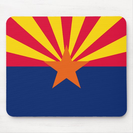Entwurf der Staatsflagge von Arizona Mousepad (Vorne)