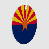 Entwurf der Staatsflagge von Arizona Ornament (Vorderseite)