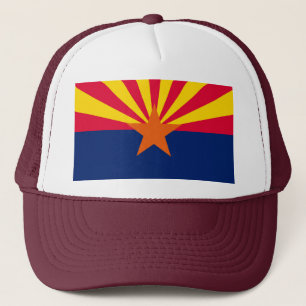 Entwurf der Staatsflagge von Arizona Truckerkappe