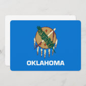 Entwurf der Staatsflagge von Oklahoma (Vorne/Hinten)