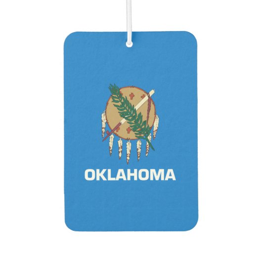 Entwurf der Staatsflagge von Oklahoma Autolufterfrischer (Vorderseite)