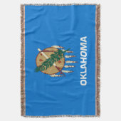 Entwurf der Staatsflagge von Oklahoma Decke (Vorderseite Vertikal)