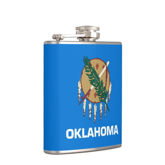 Entwurf der Staatsflagge von Oklahoma Flachmann (Rechts)