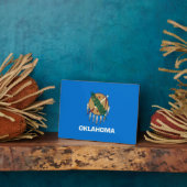 Entwurf der Staatsflagge von Oklahoma Fotoplatte (Seite)