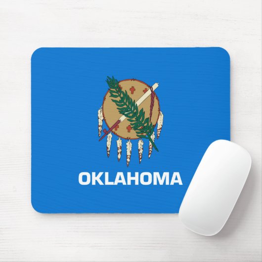 Entwurf der Staatsflagge von Oklahoma Mousepad (Mit Mouse)