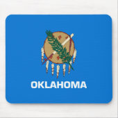 Entwurf der Staatsflagge von Oklahoma Mousepad (Vorne)