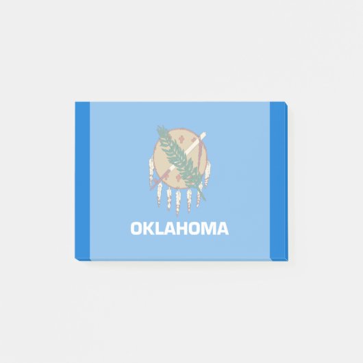 Entwurf der Staatsflagge von Oklahoma Post-it Klebezettel (Vorderseite)