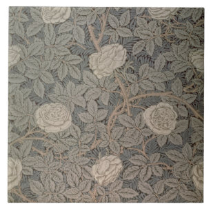 Entwurf der Tapete "Rose-90" Fliese