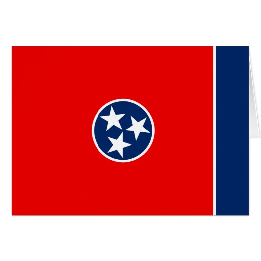 Entwurf der Tennessee-Staatsflagge (Vorderseite (Horizontal))