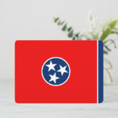 Entwurf der Tennessee-Staatsflagge (Stehend Vorderseite)