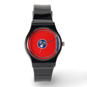 Entwurf der Tennessee-Staatsflagge Armbanduhr