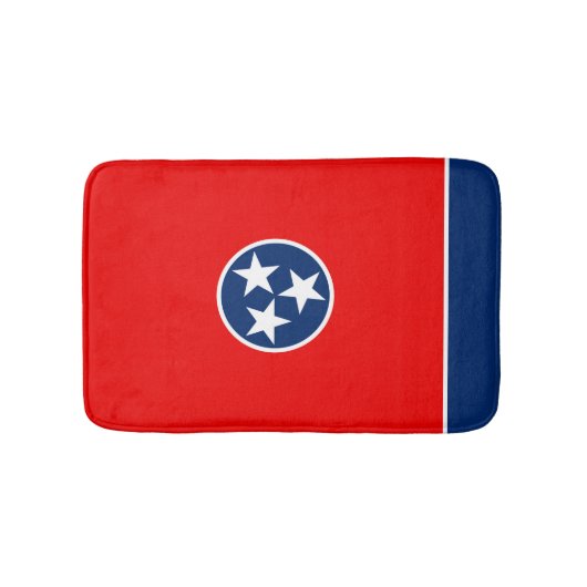 Entwurf der Tennessee-Staatsflagge Badematte (Vorderseite)