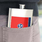 Entwurf der Tennessee-Staatsflagge Flachmann (Beispiel)