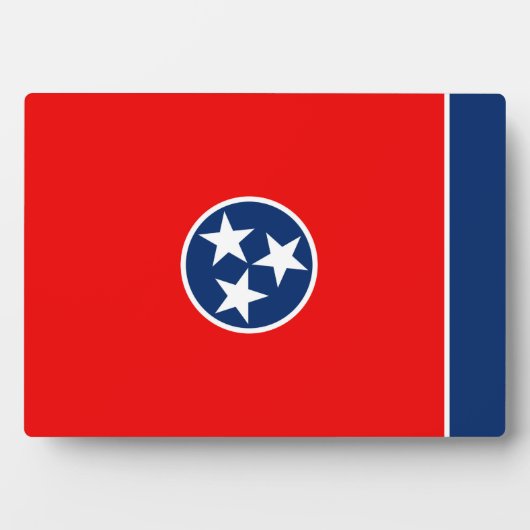 Entwurf der Tennessee-Staatsflagge Fotoplatte (Vorderseite)