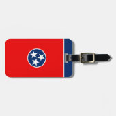 Entwurf der Tennessee-Staatsflagge Gepäckanhänger (Vorderseite horizontal)