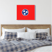Entwurf der Tennessee-Staatsflagge Leinwanddruck (Insitu (Schlafzimmer))