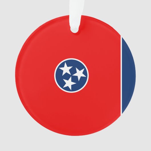 Entwurf der Tennessee-Staatsflagge Ornament (Vorderseite)
