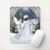 Entwurf der Winter-Frauen-D3 - Fantasie Mousepad (Mit Mouse)