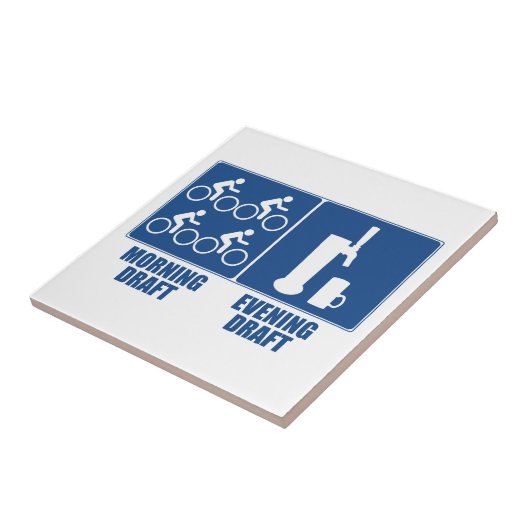 Entwurf des Abends Fliese (Seite)