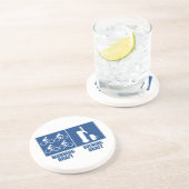 Entwurf des Abends Getränkeuntersetzer (Seite)