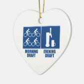 Entwurf des Abends Keramik Ornament (Links)