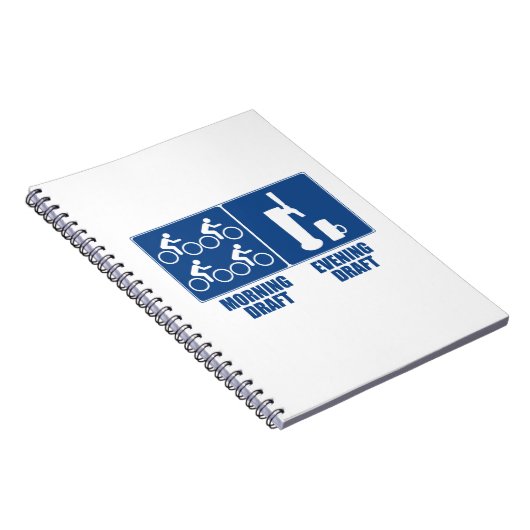 Entwurf des Abends Notizblock (Rechte Seite)