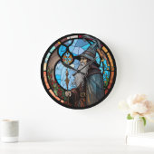 Entwurf des Assistenten für festgehaltene Glas Große Wanduhr (Zuhause)