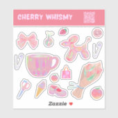 Entwurf des Aufklebers für Iridescent Pastel Aufkleber (Blatt)